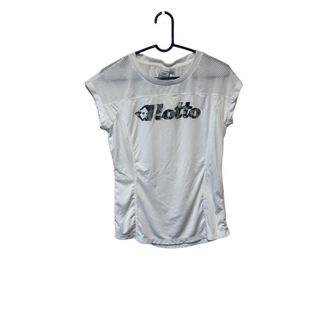 Lotto Logo Jersey Girls Youth XL Soccer Jersey with Floral Pattern Italian Sport